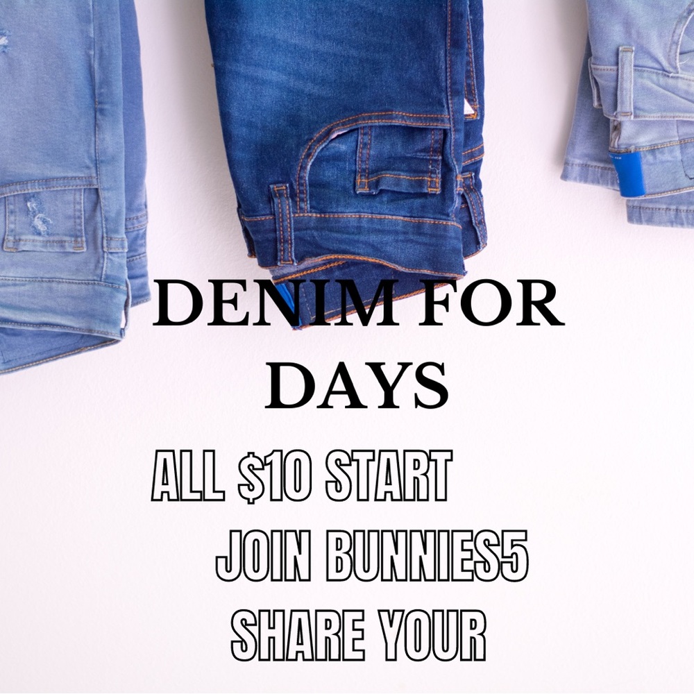 All Demin $10 start 👖starting now - Picture 1 of 1